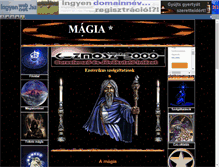 Tablet Screenshot of magia.magia.hu
