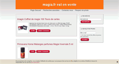 Desktop Screenshot of magia.fr