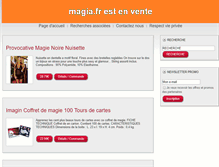 Tablet Screenshot of magia.fr